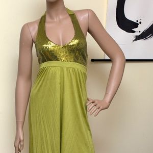 H&M Green Sequined Dress